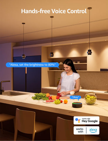 Lepro BG1 AI GU10 smart bulb tunable white from warm to cool lighting.