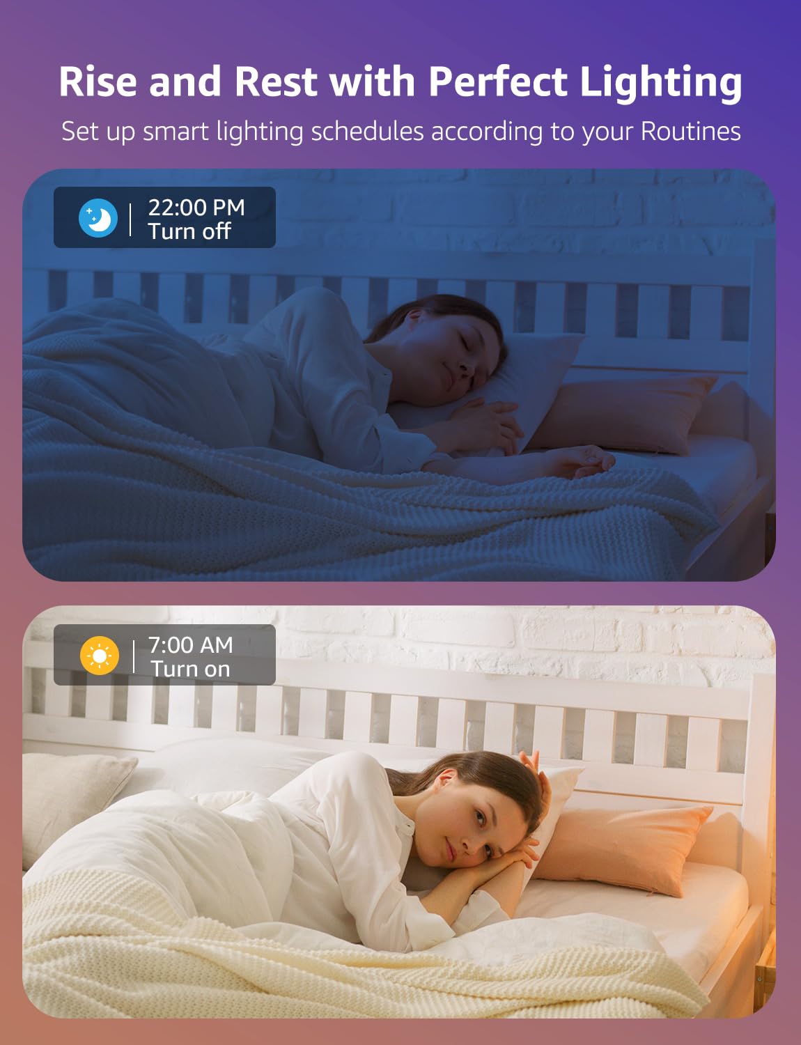 Soft night mode from Lepro BR1 for restful evenings