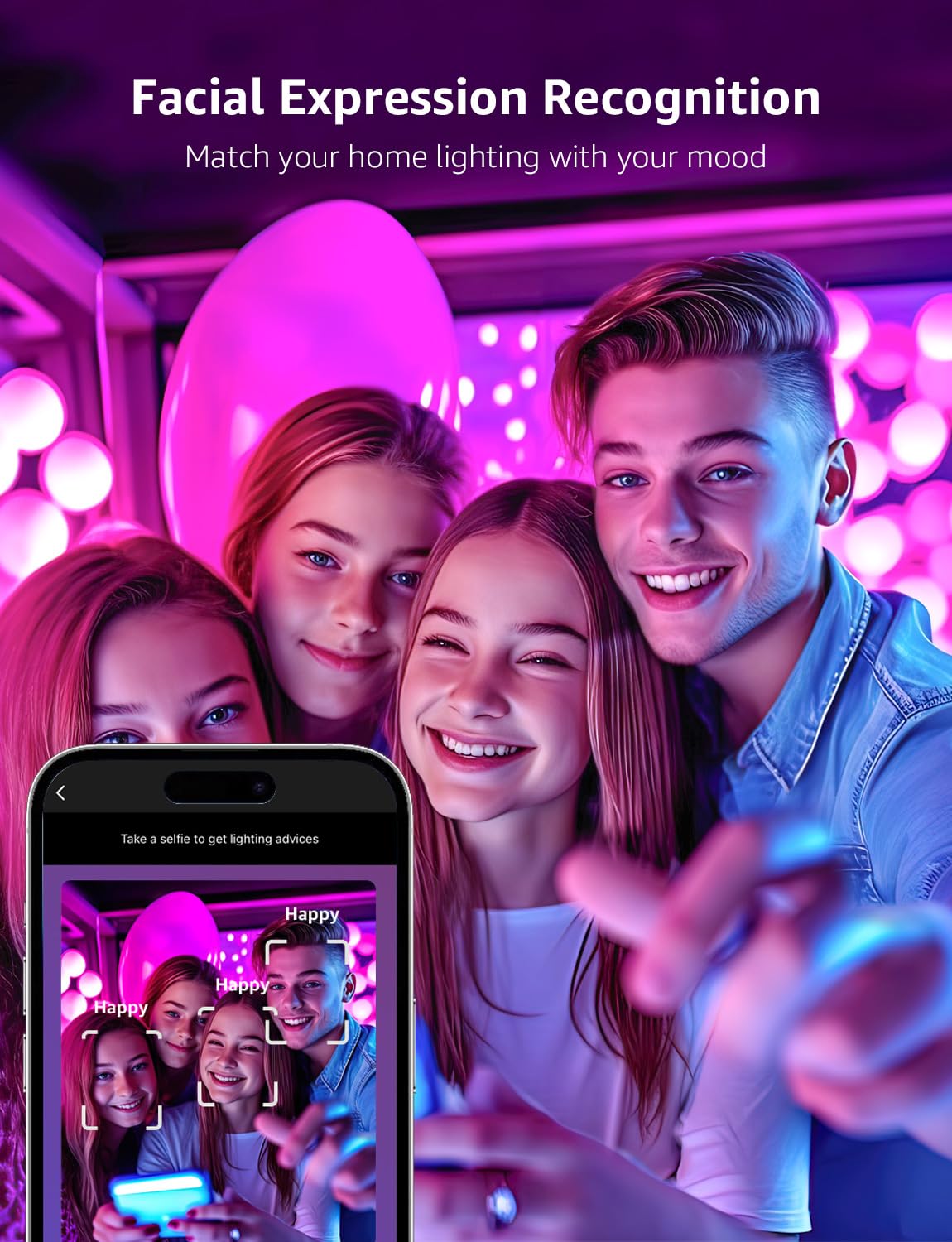 Photo-to-vibe feature uses room image to guide lighting design