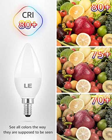 Lepro E12 candle bulb with frosted shell delivers glare-free ambiance