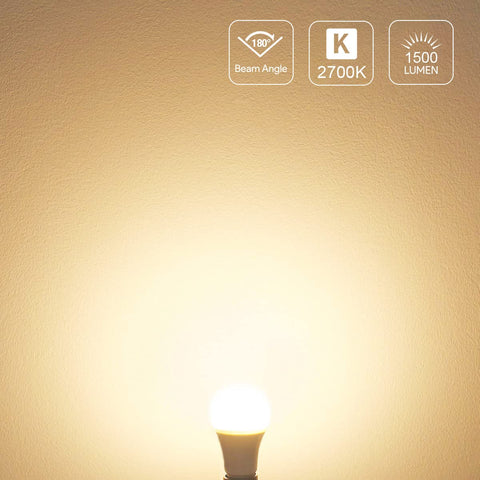 Lepro LED bulb with standard E26 base for simple replacement.