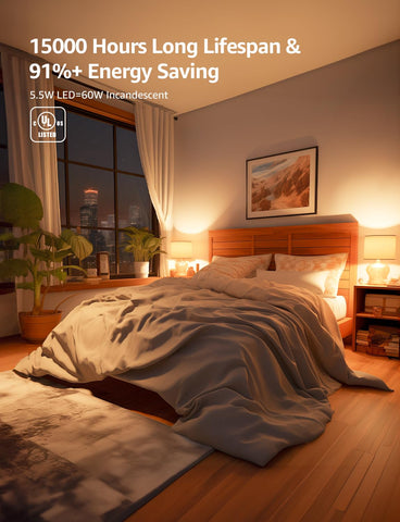 Lepro energy-saving LED bulbs cut power while preserving brightness.