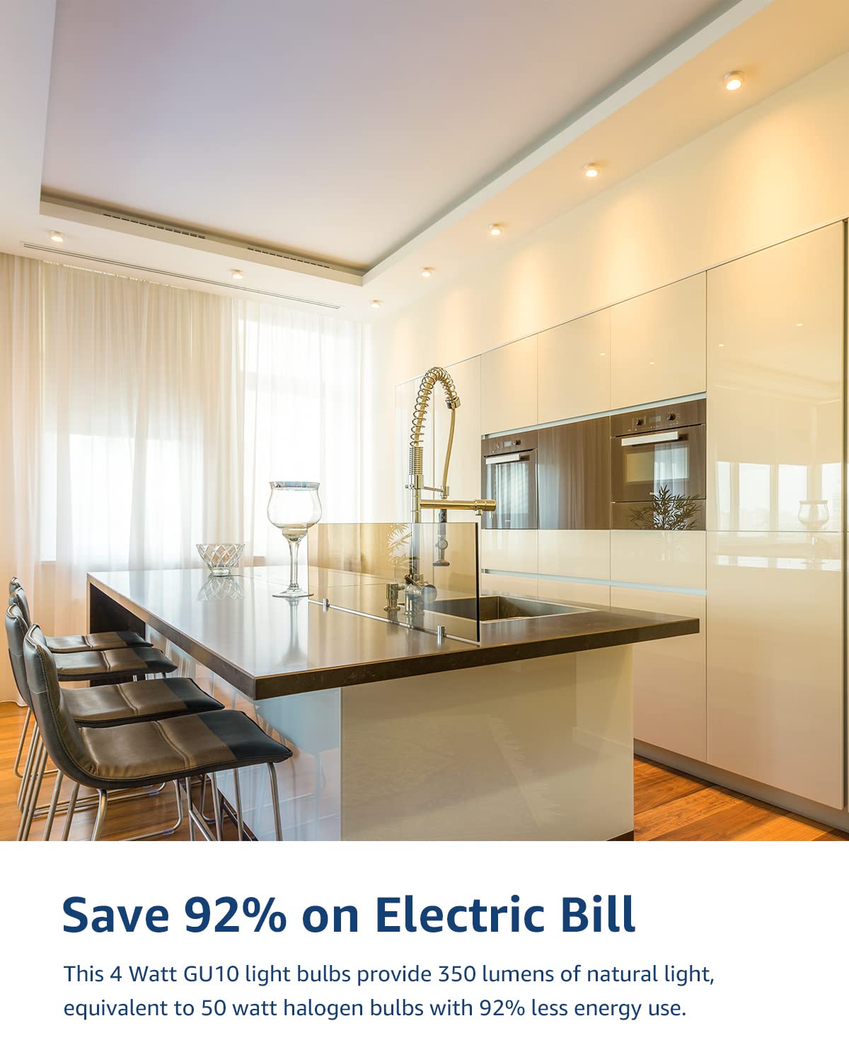 Lepro GU10 bulb easy installation in standard sockets
