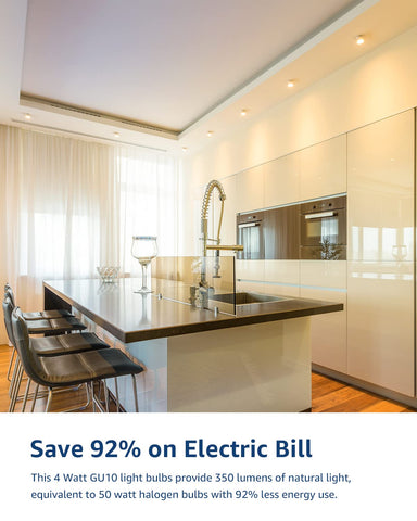 Lepro GU10 bulb easy installation in standard sockets