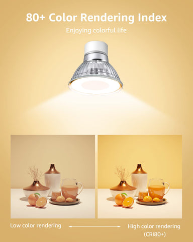 Lepro non-dimmable GU10 bulb; avoid dimmer switches to prevent flicker