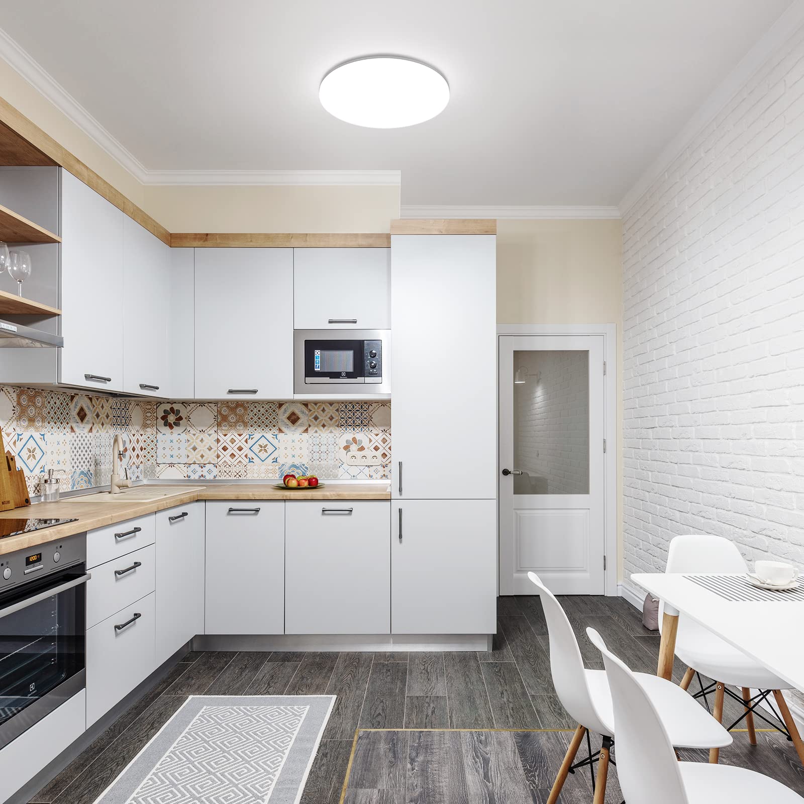 Suitable for kitchen, bathroom, laundry, and hallway installations.