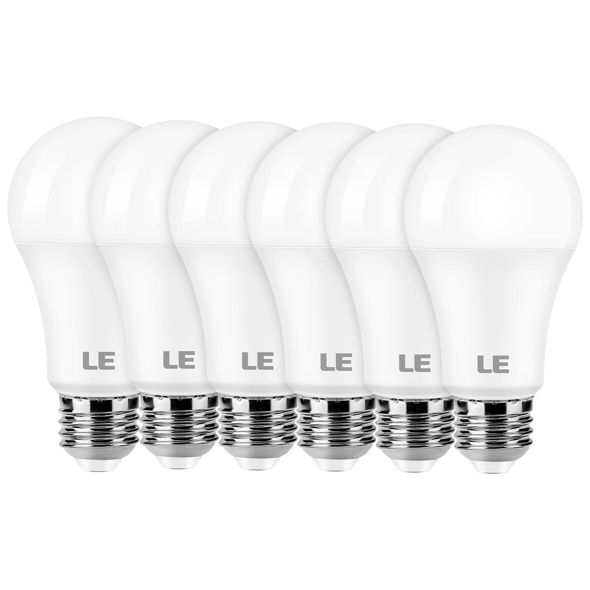 Lepro 100W equivalent LED bulbs pack for energy-efficient home lighting.