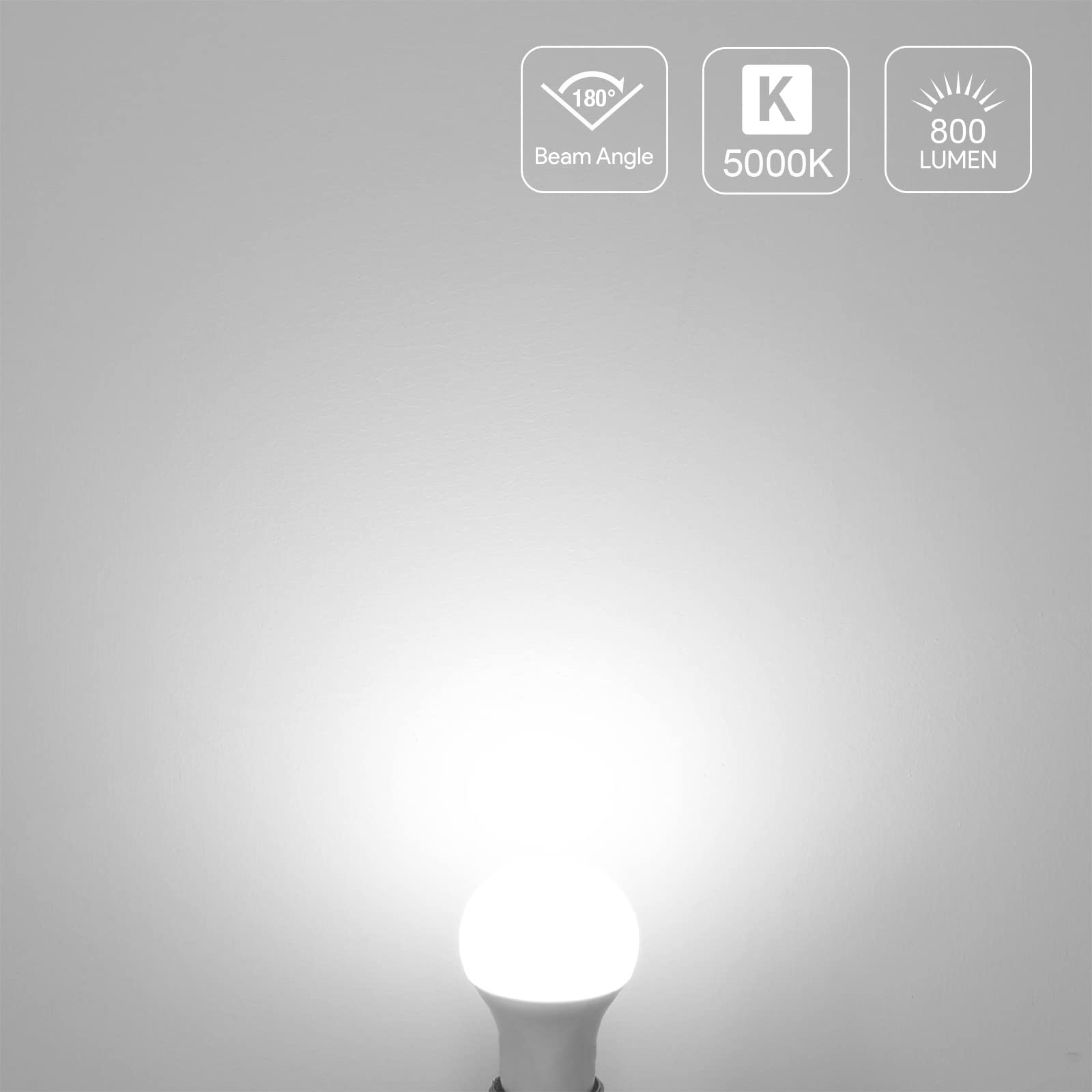 Lepro LED bulbs with 10,000 hours lifespan for longevity