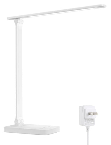Lepro LED Desk Lamp front view on a compact desk for small spaces