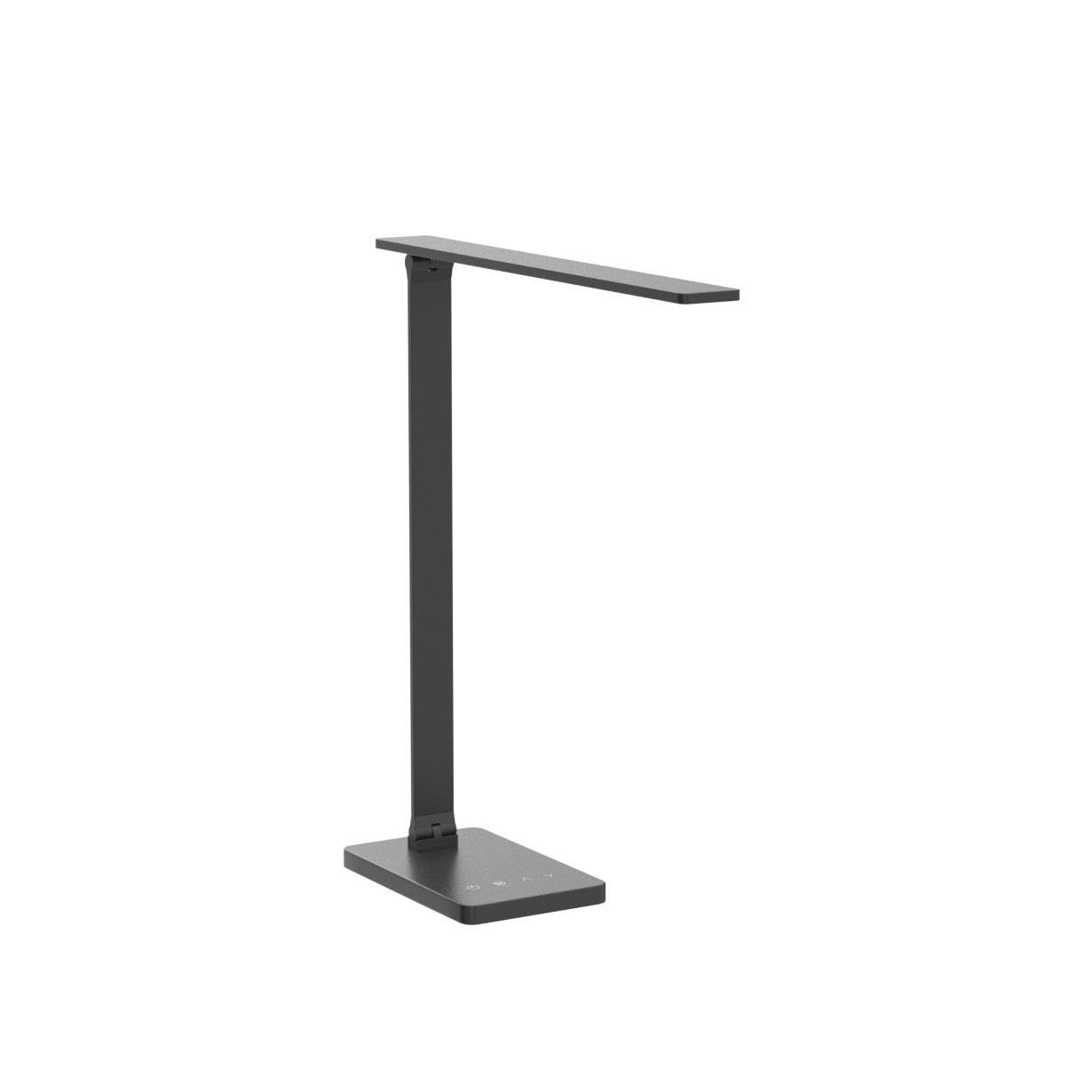 Lepro LED desk lamp in lit mode demonstrates soft, eye-friendly illumination.