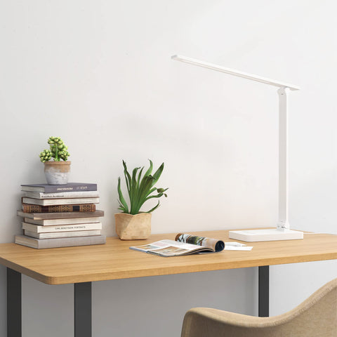 Lepro LED Desk Lamp's sleek minimalist design fits any desk.