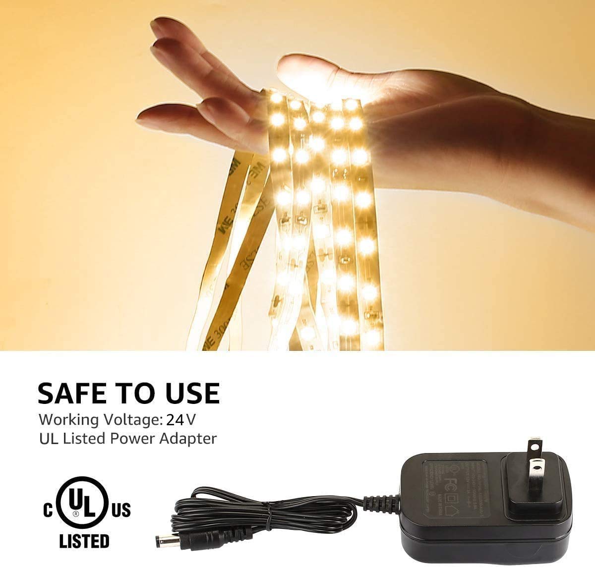 Party-ready warm wash from Lepro LED strip light for events.