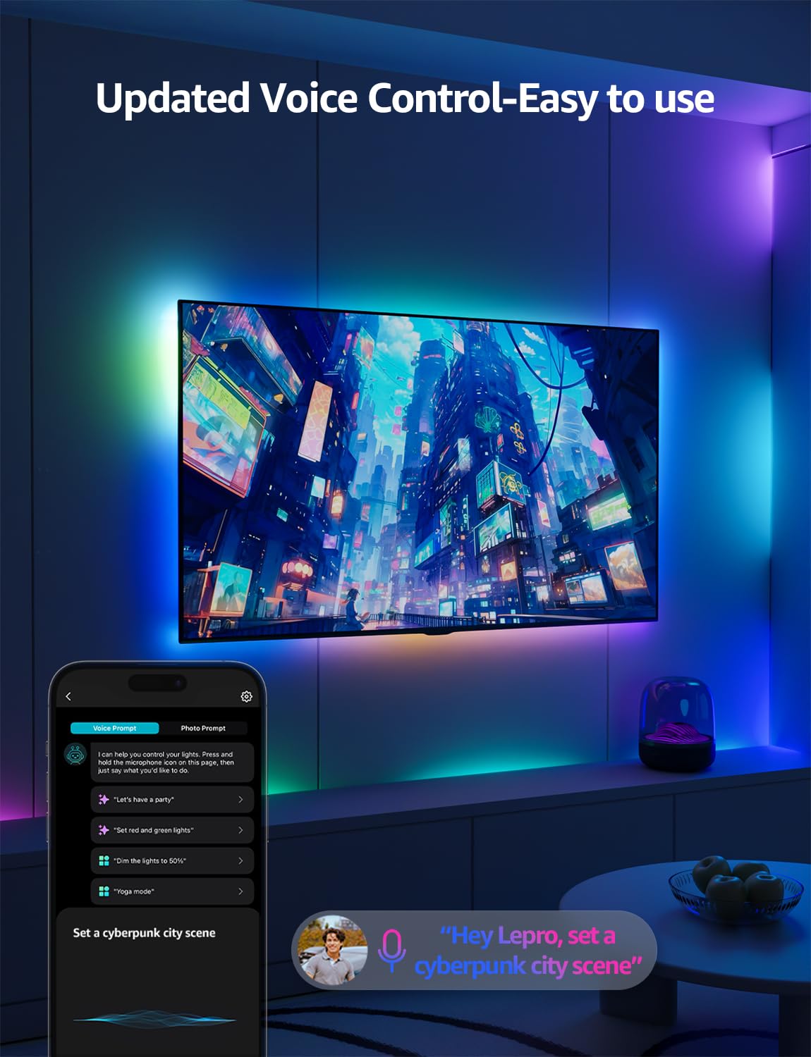 Lepro S1 color segment DIY enables personalized lighting per zone
