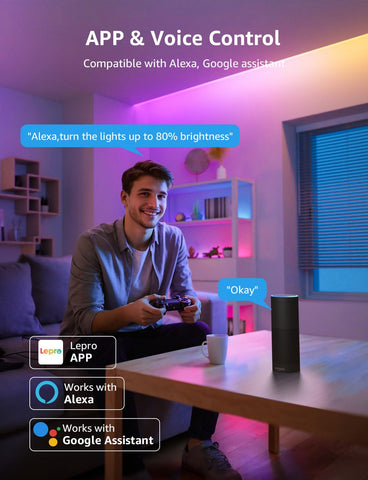 Lepro S1 music sync lights react to your favorite tunes