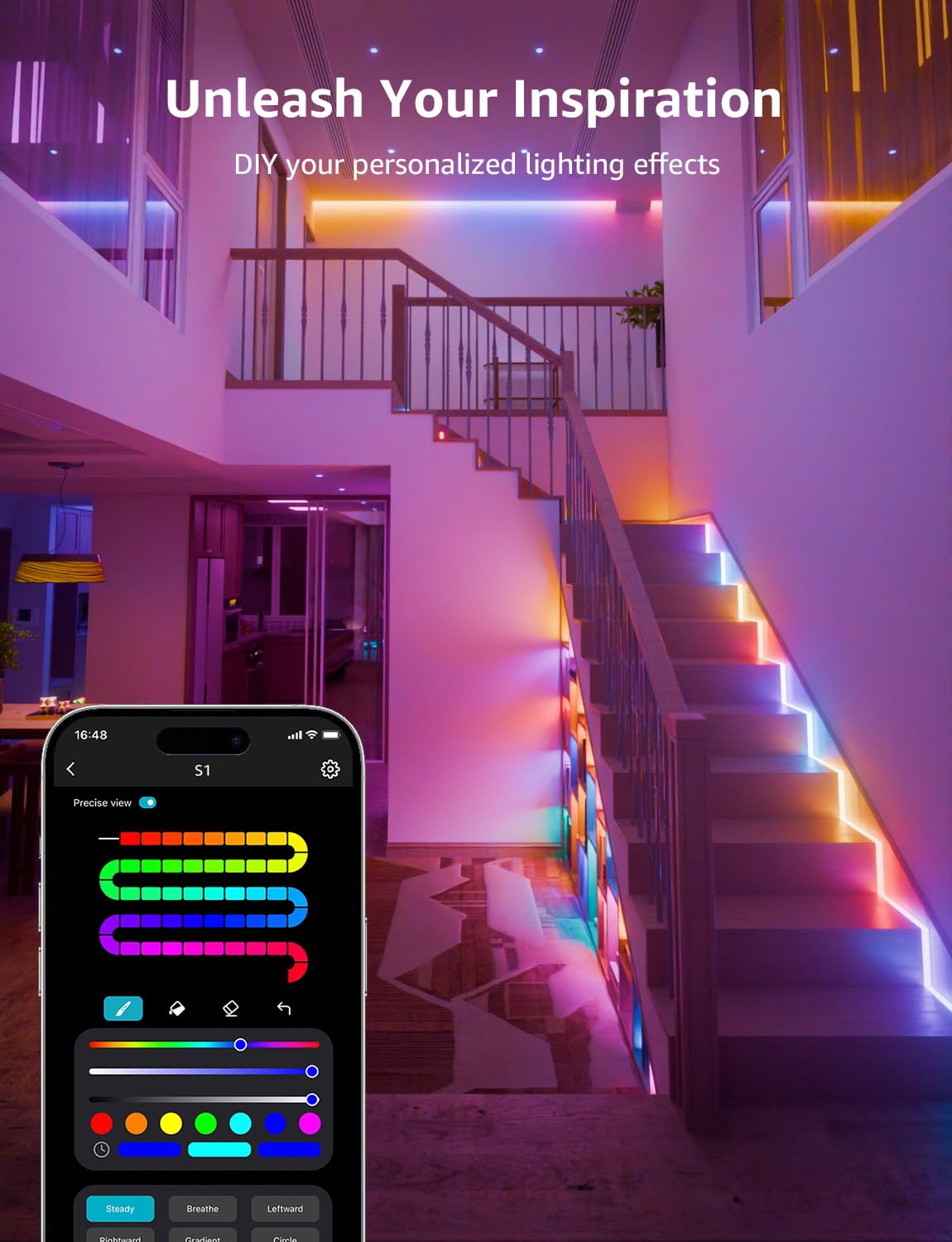Lepro S1 voice control makes it easy to change mood hands free