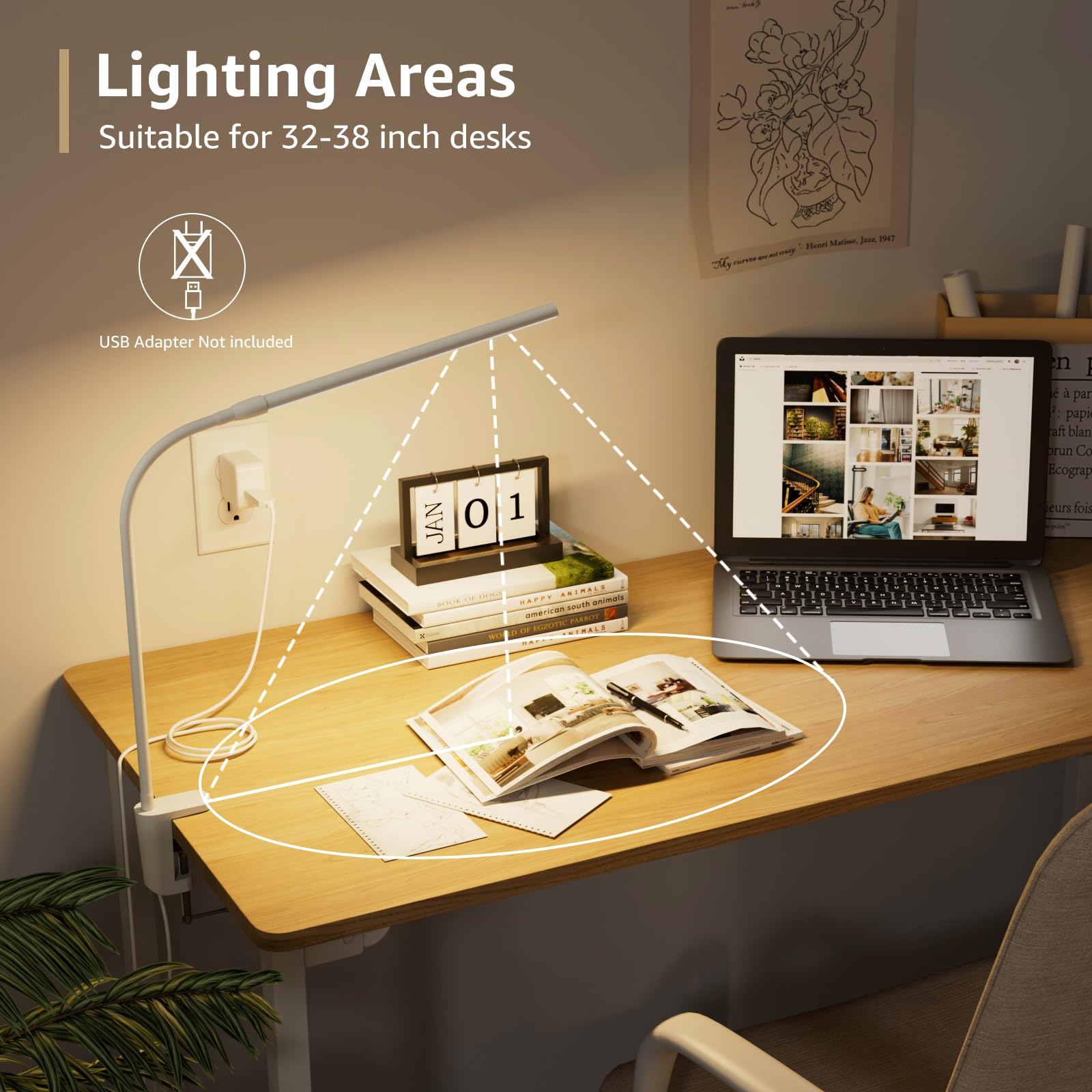 Lepro lamp offers 3 color modes for day to night tasks.