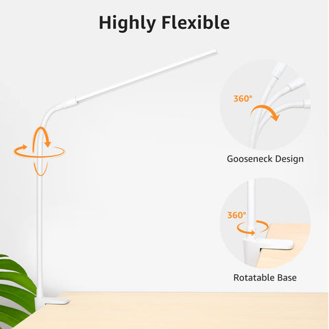 Lepro eye-friendly LEDs reduce glare during long sessions.