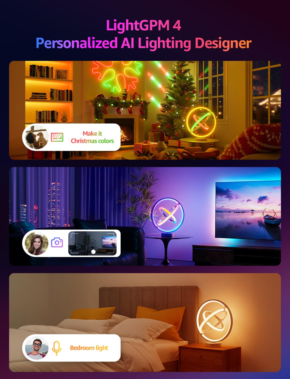 Lepro TB1 AI LightGPM4 personalizes lighting to your preferences.