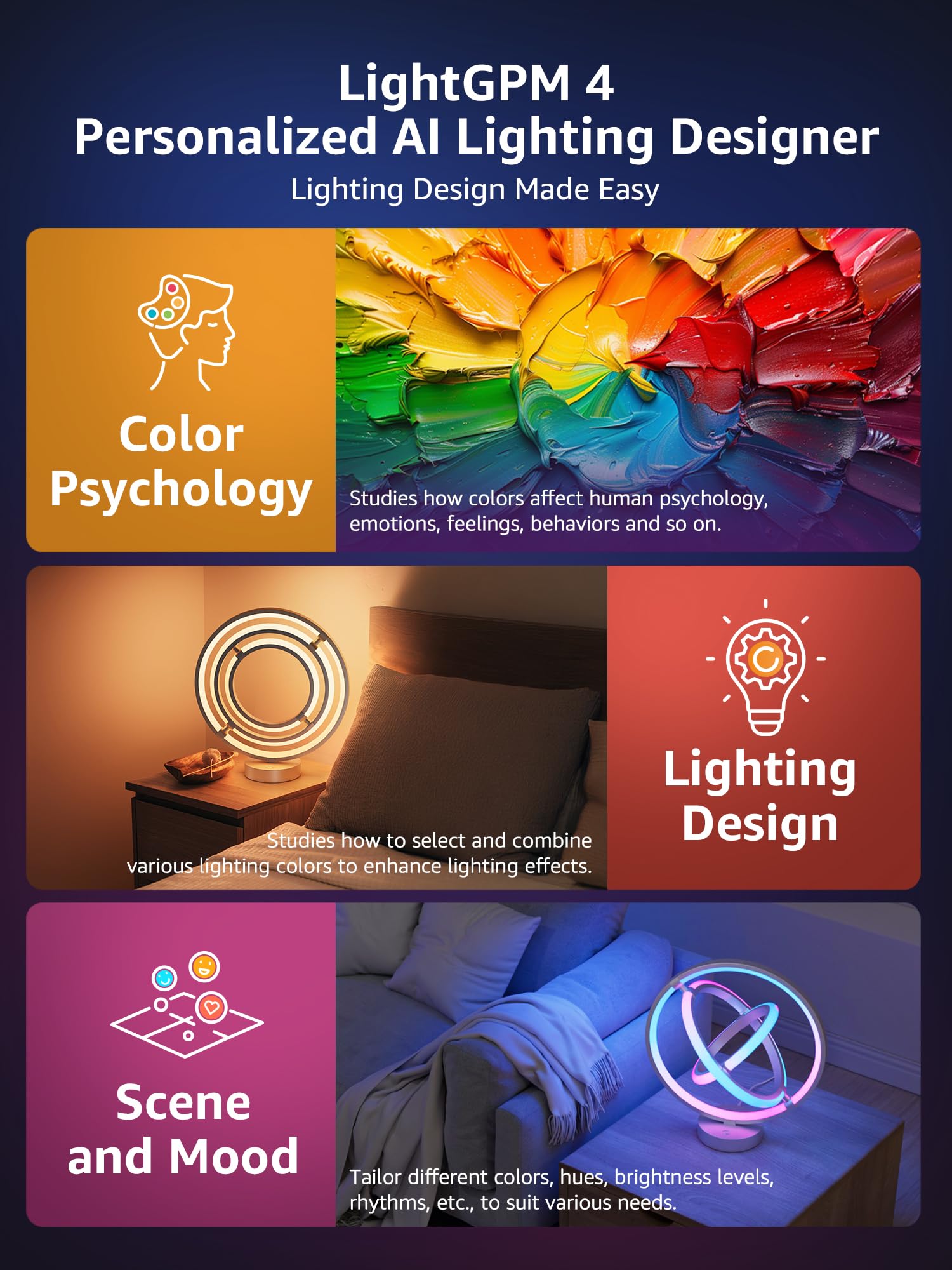 Lepro TB1 allows per-segment color and brightness customization for moods.