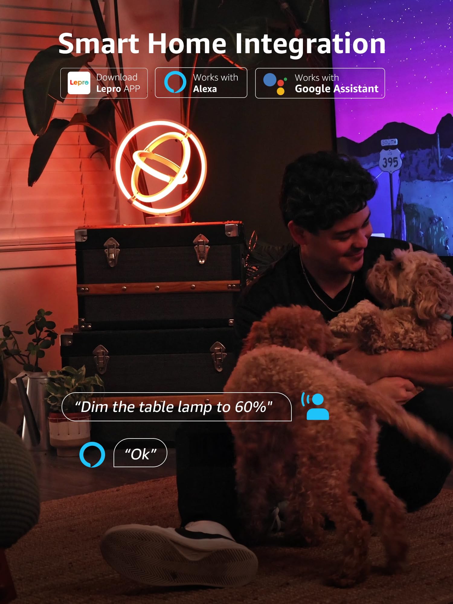 Lepro TB1 LightBeats syncs lighting to music rhythms.