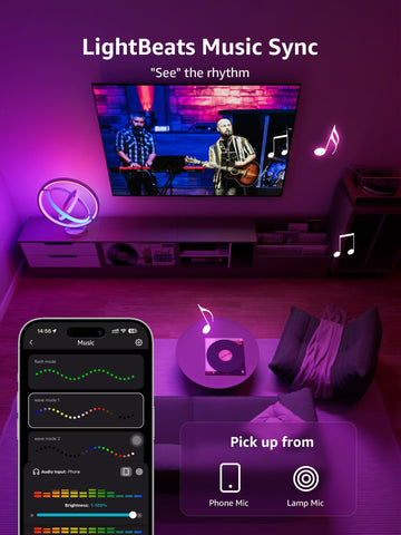Lepro TB1 2.4 GHz Wi-Fi enables remote group control.