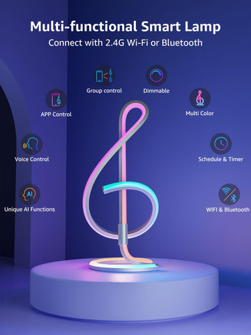 Lepro TB2 group-controlled lights via 2.4 GHz Wi-Fi