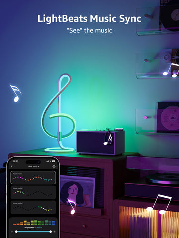 Lepro TB2 photo-based vibe captures room image for lighting