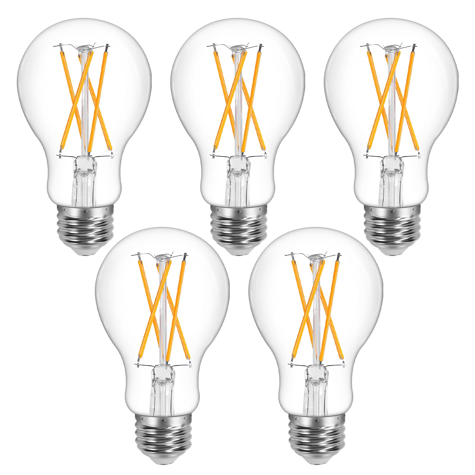 Lepro Vintage LED Bulbs with dimmable filament for cozy mood lighting.