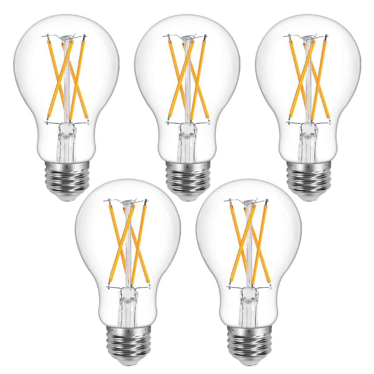 Lepro Vintage LED Bulbs with dimmable filament for cozy mood lighting.