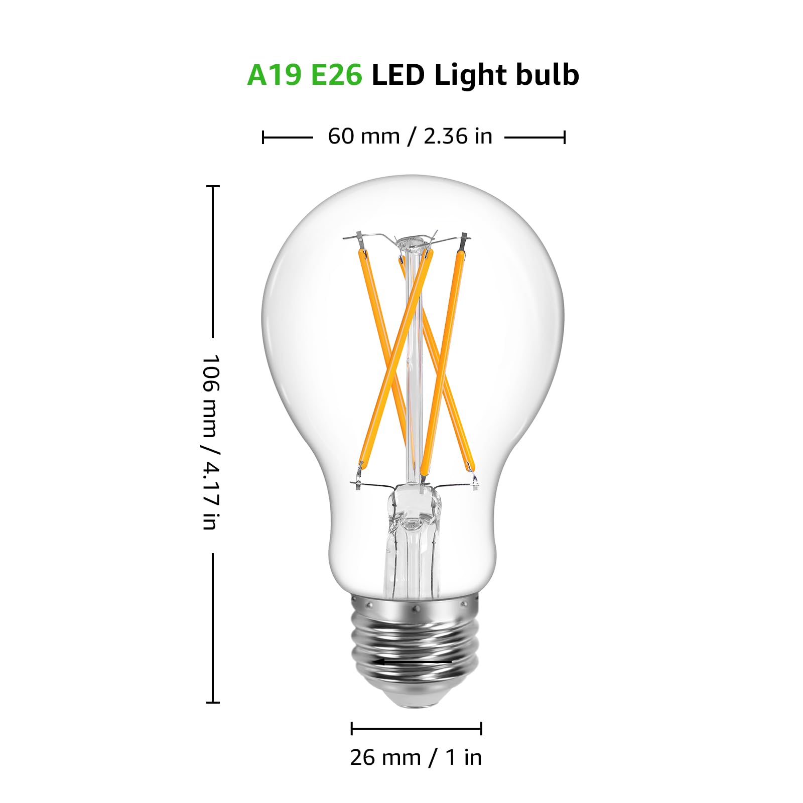 Lepro Vintage LED Bulbs offer up to 15000 hours of reliable use.