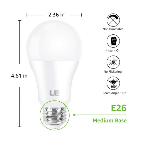 Lepro warm white 2700K glow enhances living room ambience.