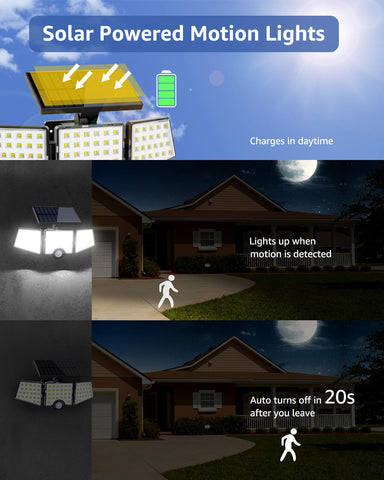 Lepro WL4000 1000lm brightness illuminates large spaces at night.
