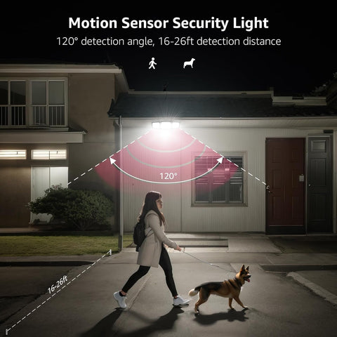 Lepro WL5000 1000lm brightness gives clear nighttime visibility.