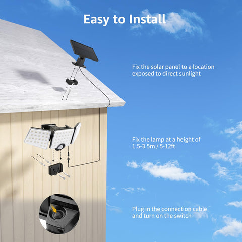 Lepro WL5000 ideal for porches, garages, and gardens.