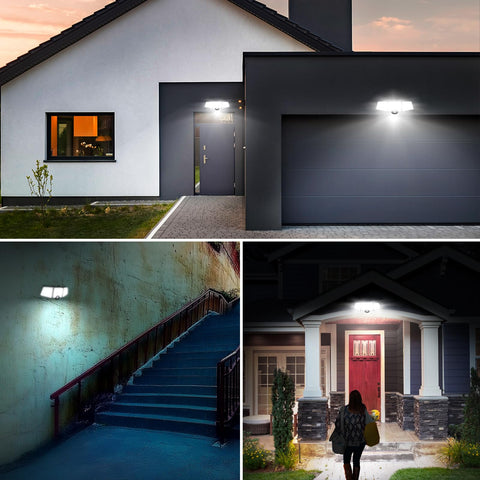 Lepro WL5000 solar charging provides energy-saving outdoor lighting.