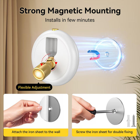 Ler0ktr two-pack kit offers flexible lighting options for rooms.