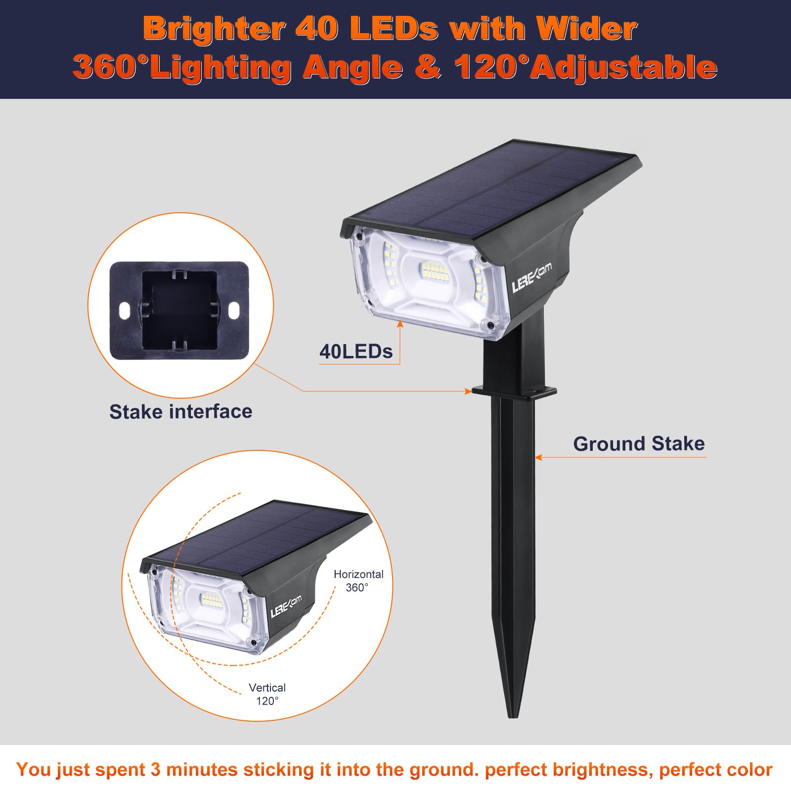 LEREKAM dusk-to-dawn landscape lighting enhances porches and yards after sunset
