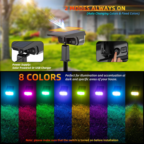 LEREKAM IP65 waterproof design withstands rain and snow in outdoor settings.