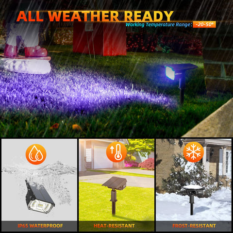 LEREKAM color-changing RGB lights showing multi-color mode for mood lighting.