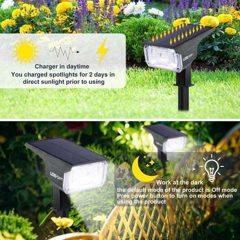 LEREKAM wall mount and ground stake installation for versatile landscaping