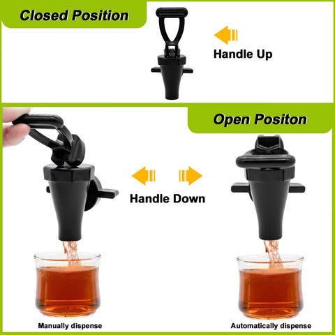 LERGNA tea faucet featuring 360-degree swivel for flexible dispensing