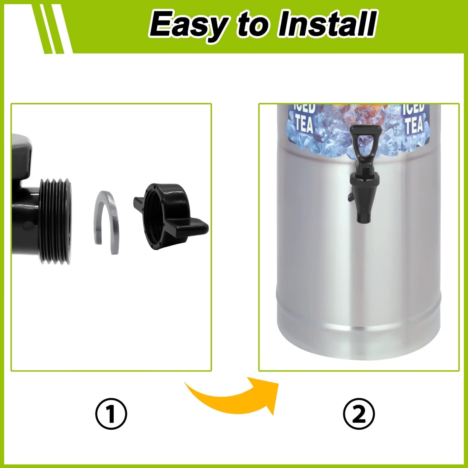 LERGNA easy-clean faucet detach enables quick maintenance after service