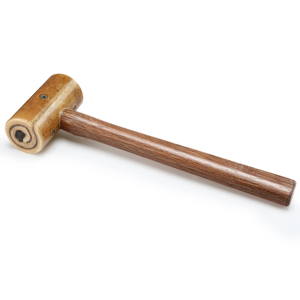 Leriton rawhide hammer head for precise shaping tasks.
