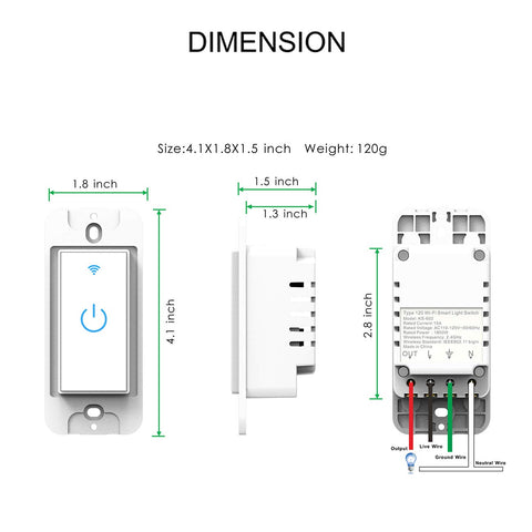 Lesim Smart Light Switch group control allows synchronized lighting across rooms.