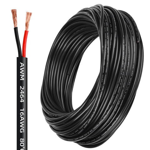 Lesnlok 16 AWG wire 50ft coil for reliable low-voltage extensions