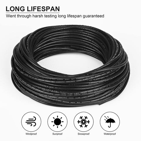 Lesnlok low-voltage wiring suitable for solar, DC projects, boats, and automotive uses.