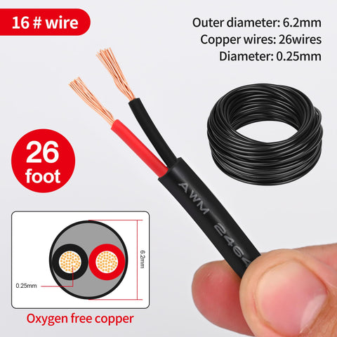 Oxygen-free copper conductor with soft black sheath resists abrasion
