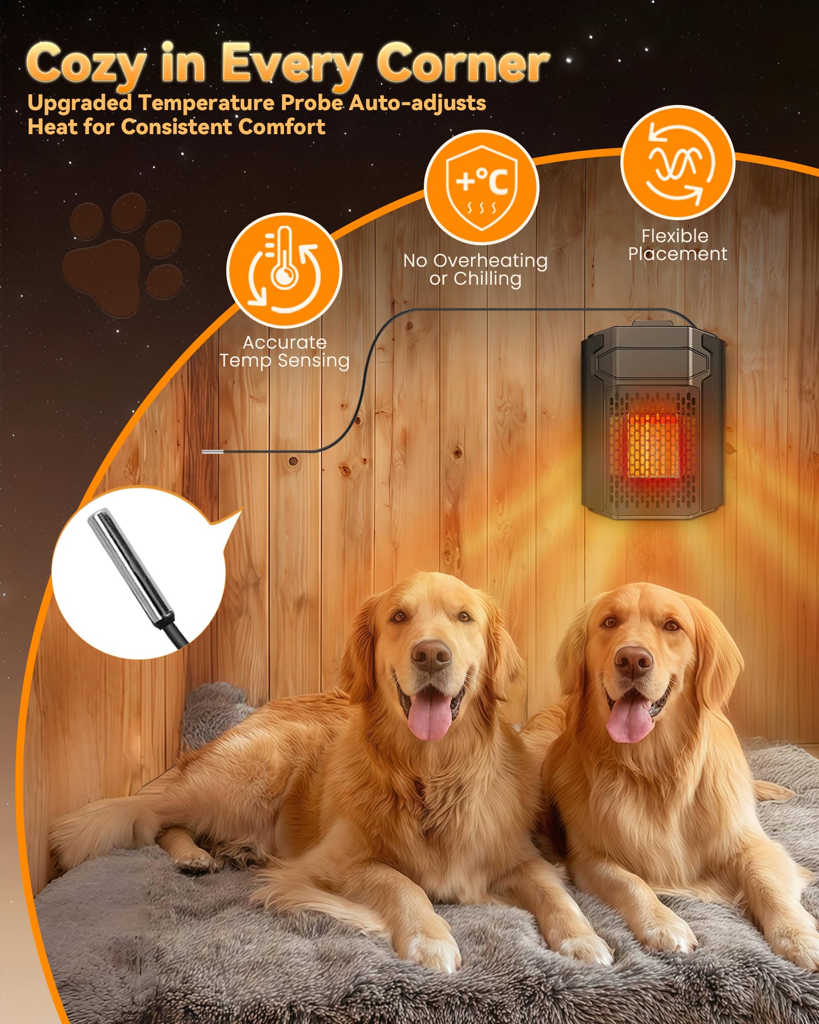 Lesotc eco mode saves energy while keeping pets warm