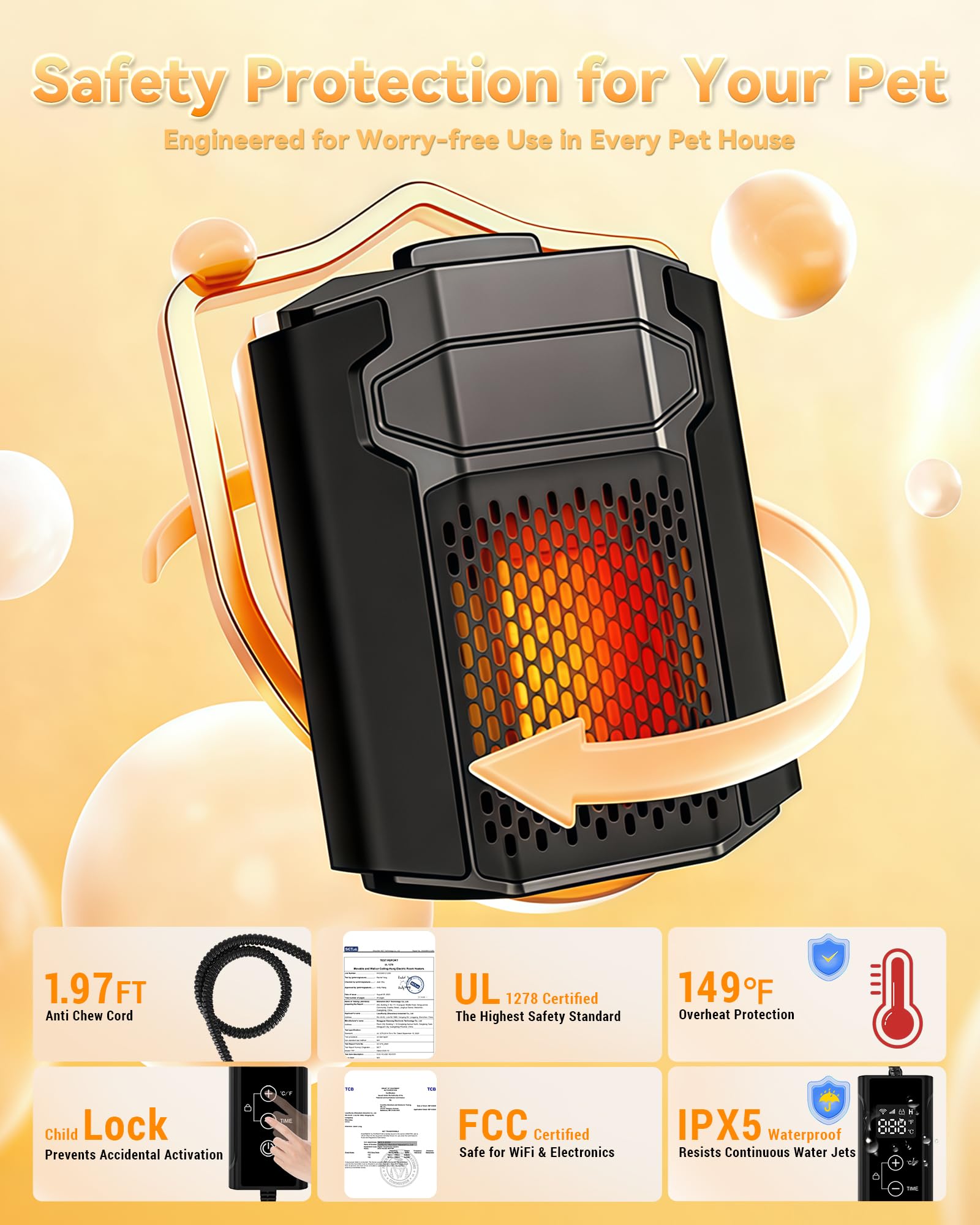 Lesotc external temperature probe measures inside shelter