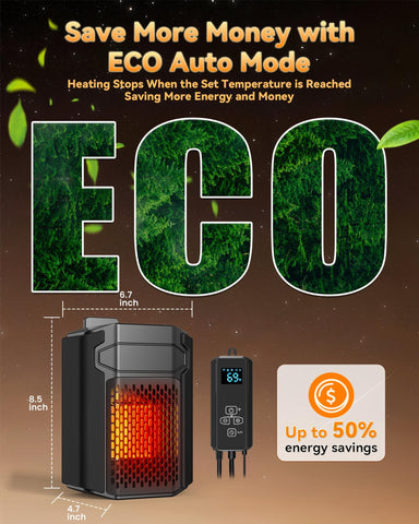 Lesotc heater warms spaces up to 150 cu ft quickly